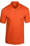 Gildan Adult Dryblend Jersey Short Sleeve Polo Shirt In Orange