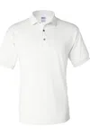 Gildan Adult Dryblend Jersey Short Sleeve Polo Shirt In White