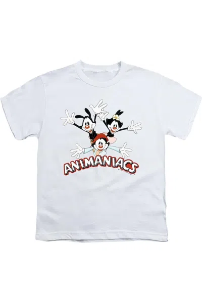Gildan Kids' Animaniacs Animaniacs Trio Short Sleeve Youth Tee / T-shirt In White