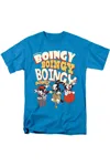 Gildan Animaniacs Boingy Short Sleeve Adult Tee / T-shirt In Blue
