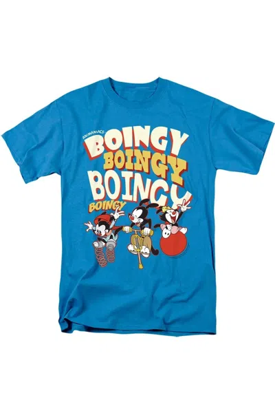 Gildan Animaniacs Boingy Short Sleeve Adult Tee / T-shirt In Blue