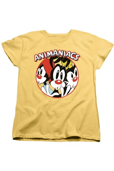 Gildan Animaniacs Crammed Short Sleeve Women´s Tee / T-shirt In Yellow