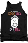 Gildan Animaniacs Good Idea Bad Idea Adult Tank Top In Black