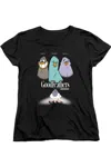 Gildan Animaniacs Goodfeathers Short Sleeve Women´s Tee / T-shirt In Black