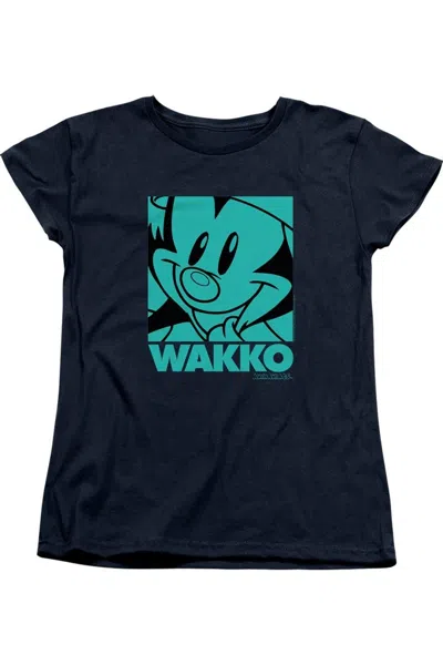 Gildan Animaniacs Pop Wakko Short Sleeve Women´s Tee / T-shirt In Blue