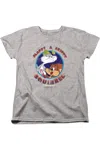 Gildan Animaniacs Slappy And Skippy Squirrel Short Sleeve Women´s Tee / T-shirt In Multi