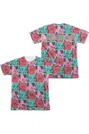 Gildan Animaniacs Squares (front/back Print) Adult Poly/cotton Short Sleeve Tee / T-shirt In White