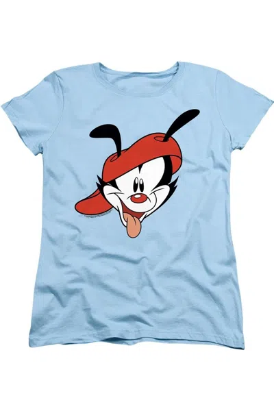Gildan Animaniacs Wakko Head Short Sleeve Women´s Tee / T-shirt In Blue