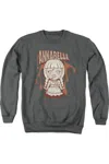 Gildan Annabelle Annabelle Illustration Adult Crewneck Sweatshirt In Pink