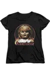 Gildan Annabelle Annabelle Portrait Short Sleeve Women´s Tee / T-shirt In Black
