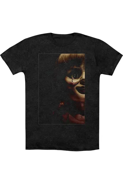 Gildan Annabelle Doll Tear Adult Heather Tee / T-shirt In Black