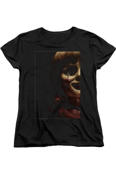 Gildan Annabelle Doll Tear Short Sleeve Women´s Tee / T-shirt In Black