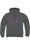 Gildan Aquaman Movie Black Manta Adult Pull Over Hoodie / Hooded Sweatshirt In Black