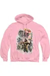 Gildan Aquaman Movie King Of Atlantis Adult Pull Over Hoodie / Hooded Sweatshirt In Pink