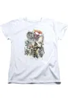 Gildan Aquaman Movie King Of Atlantis Short Sleeve Women´s Tee / T-shirt In White