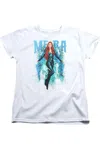 Gildan Aquaman Movie Mera Short Sleeve Women´s Tee / T-shirt In White