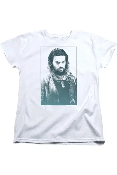 Gildan Aquaman Movie Salt Of The Sea Short Sleeve Women´s Tee / T-shirt In White