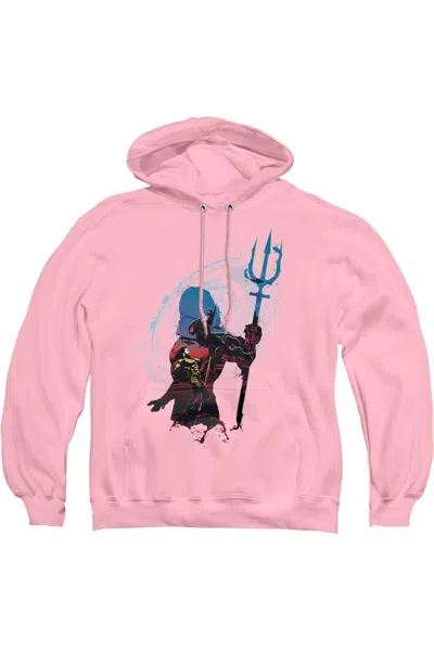 Gildan Aquaman Movie Silhouette Adult Pull Over Hoodie / Hooded Sweatshirt In White