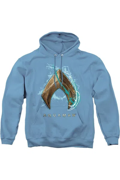 Gildan Aquaman Movie Water Shield Adult Pull Over Hoodie / Hooded Sweatshirt In Pink