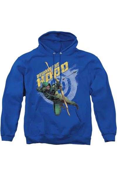 Gildan Arrow Beware Adult Pull Over Hoodie / Hooded Sweatshirt In Green