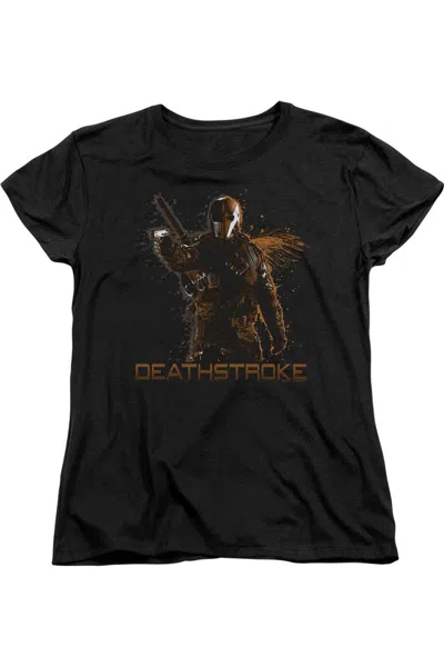Gildan Arrow Deathstroke Short Sleeve Women´s Tee / T-shirt In Black