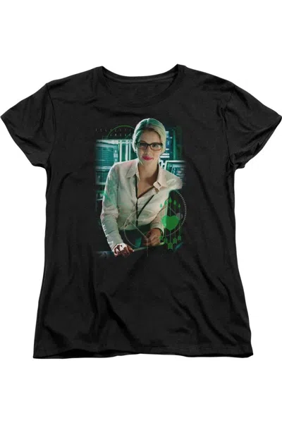 Gildan Arrow Felicity Smoak Short Sleeve Women´s Tee / T-shirt In Black