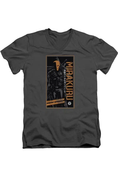 Gildan Arrow Mirakura Energy Drink Short Sleeve Adult V Neck Premium Cotton Tee / T-shirt In Pink