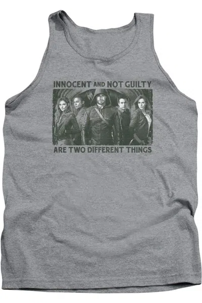 Gildan Arrow Not Guilty Adult Tank Top In Gray