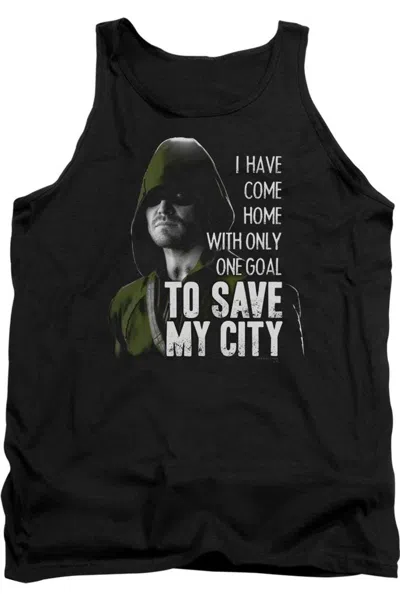 Gildan Arrow Save My City Adult Tank Top In Black