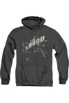 Gildan Arrow Take Aim Adult Heather Hoodie / Hooded Sweatshirt In Black