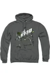 Gildan Arrow Take Aim Adult Pull Over Hoodie / Hooded Sweatshirt In Black