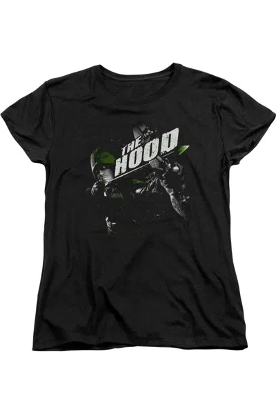 Gildan Arrow Take Aim Short Sleeve Womens Tee / T-shirt In Black
