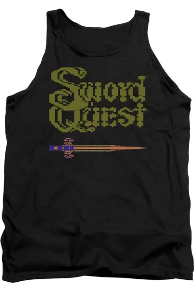 Gildan Atari 8 Bit Sword Adult Tank In Black