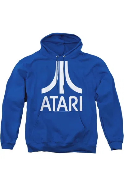 Gildan Atari Atari Logo Adult Pull Over Hoodie In Blue