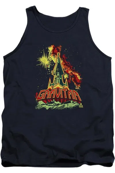 Gildan Atari Blast Off Adult Tank In Blue