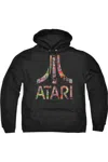 Gildan Atari Box Art Adult Pull Over Hoodie In Black