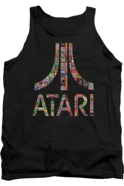 Gildan Atari Box Art Adult Tank In Black