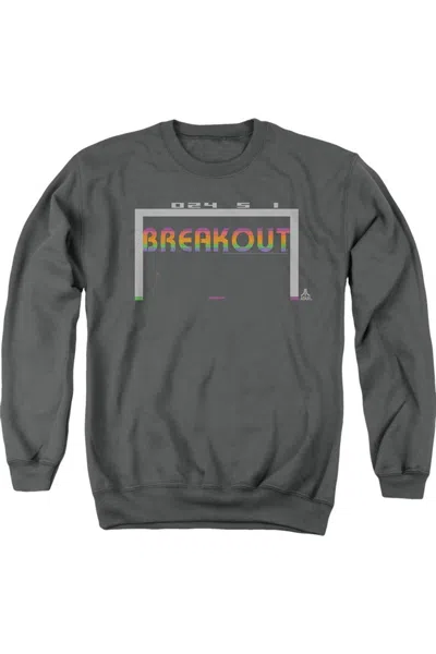 Gildan Atari Breakout 2600 Adult Crewneck Sweatshirt In Pink