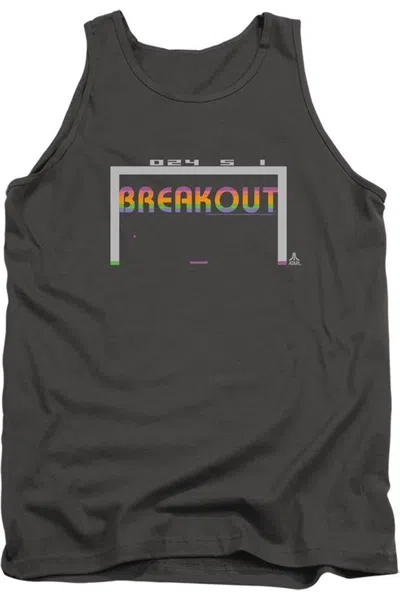 Gildan Atari Breakout 2600 Adult Tank In Gray