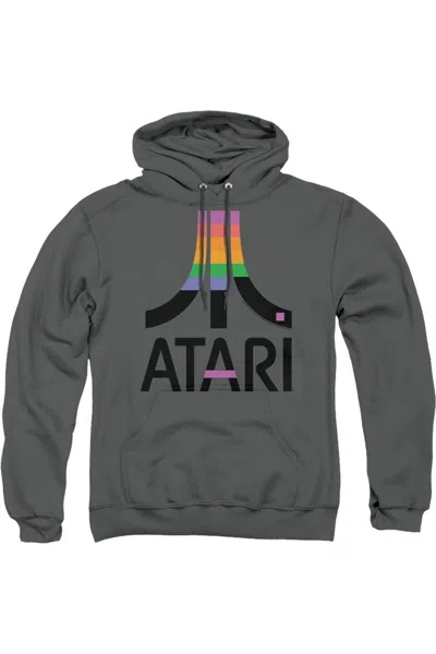 Gildan Atari Breakout Inset Adult Pull Over Hoodie In Pink