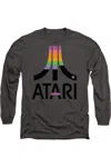 Gildan Atari Breakout Inset Long Sleeve Adult Tee / T-shirt In Pink