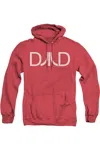 Gildan Atari Dad Adult Heather Hoodie In Red