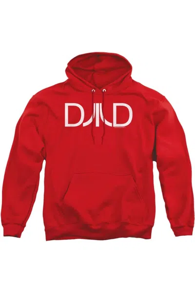 Gildan Atari Dad Adult Pull Over Hoodie In Red