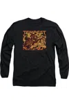 Gildan Atari Demon Reach Long Sleeve Adult Tee / T-shirt In Black