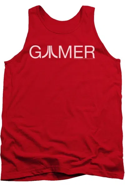 Gildan Atari Gamer Adult Tank In Red