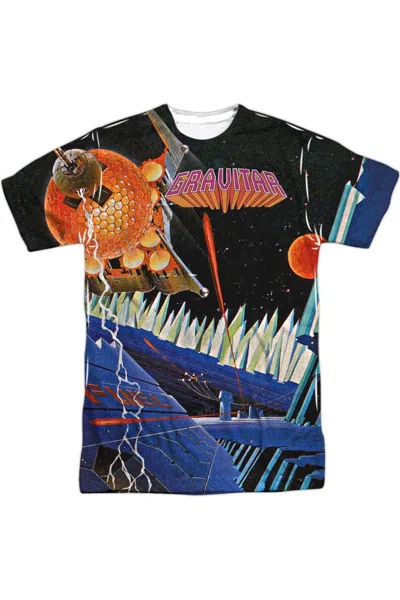 Gildan Atari Gravitar Short Sleeve Adult Poly Crew T-shirt In White