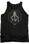 Gildan Atari Japanese Grid Adult Tank In Black