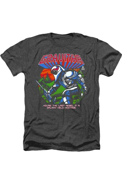 Gildan Atari Last Rebel Adult Heather T-shirt In Black