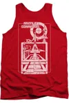 Gildan Atari Lift Off Adult Tank In Red