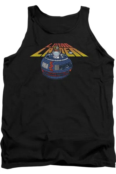 Gildan Atari Lunar Globe Adult Tank In Black